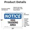 Signmission Dog Training Area, 24 in W x Rectangle, Vinyl Decal OS-2PACK-NS-D-1824-L-11434 - alternate 5
